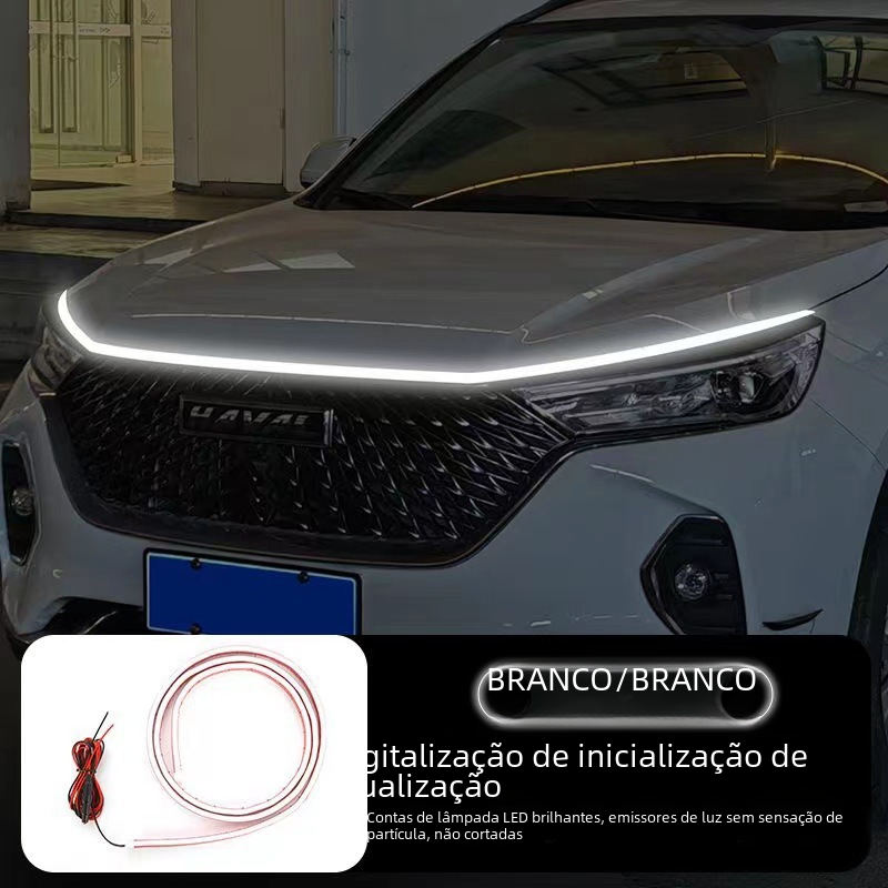 Lumières de Jour LED à Balayage de Démarrage avec Décoration de Capot