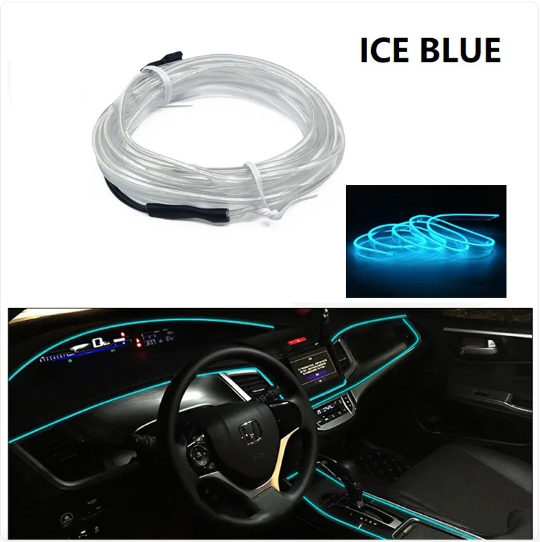Bande Lumineuse d'Ambiance pour Voiture