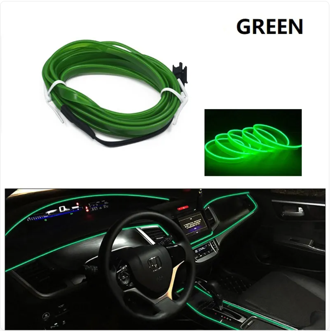 Bande Lumineuse d'Ambiance pour Voiture