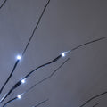 Arbre lumineux LED - décoration lumineuse blanc froid - 96 LEDs - usage intérieur - 150 cm - décoration de noël chambre maison marron