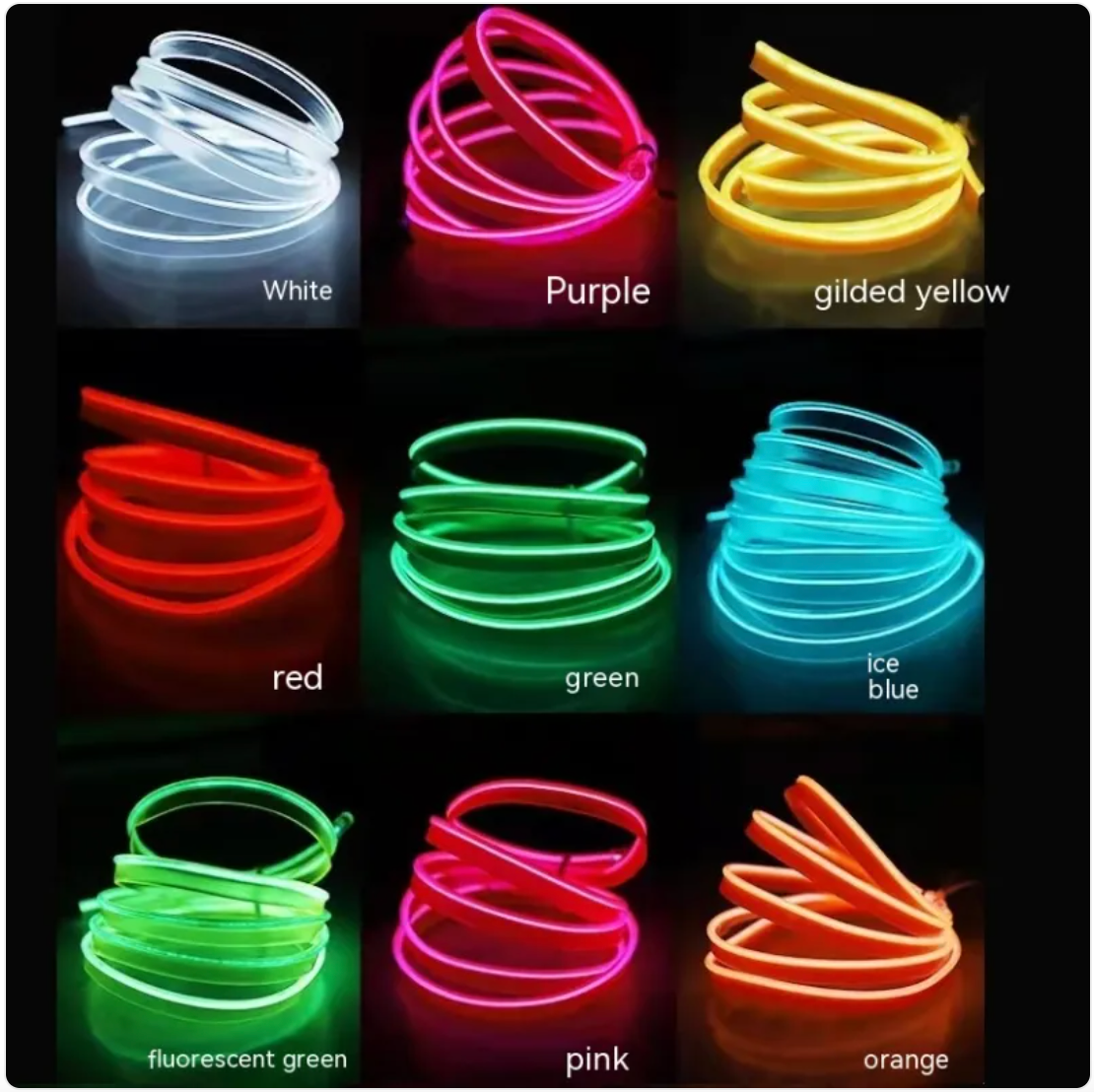 Bande Lumineuse d'Ambiance pour Voiture