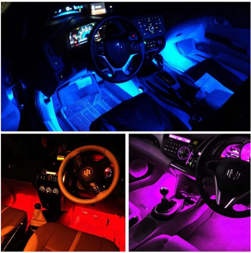 ALÉA PARIS – Bande LED RGB Synchronisée Musique Intérieur Voiture
