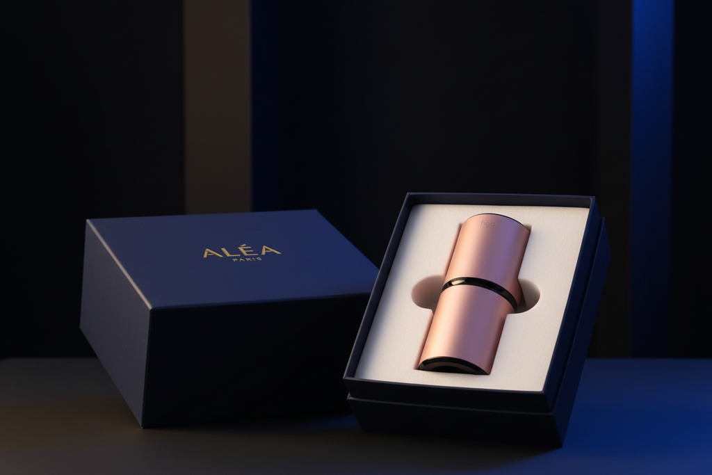 Purificateur d'air ionique ALÉA PARIS packaging